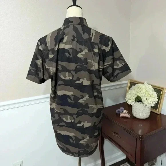 2/$10 Ethanol Camo Button Down - Picture 2 of 4
